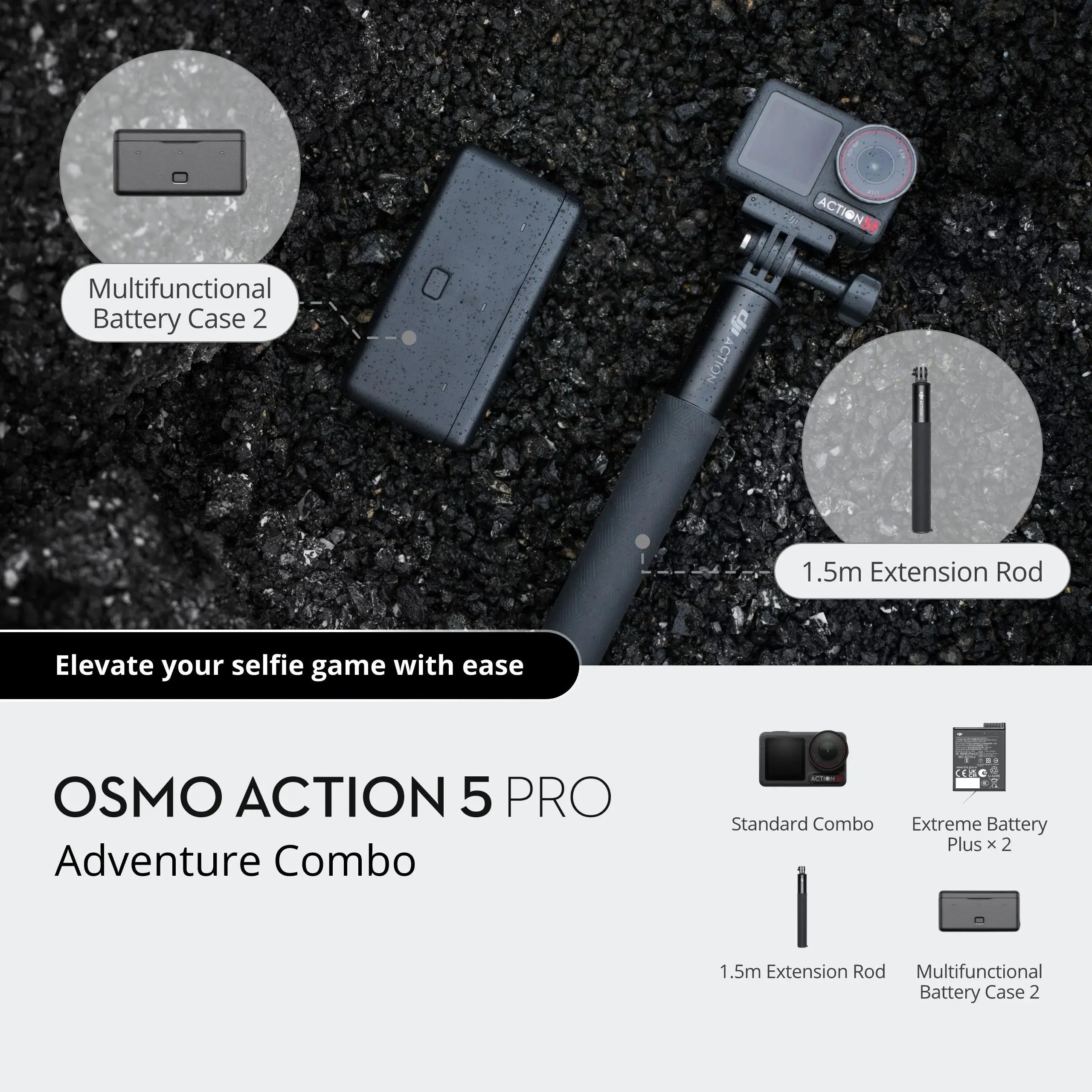 DJI Osmo Action 5 Pro Adventure Combo - UAV Tactical